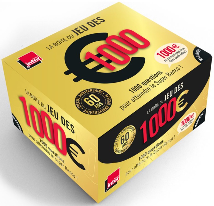 France Inter : le Jeu des 1 000 euros à 60 ans France Inter : le Jeu des 1 000 euros à 60 ans