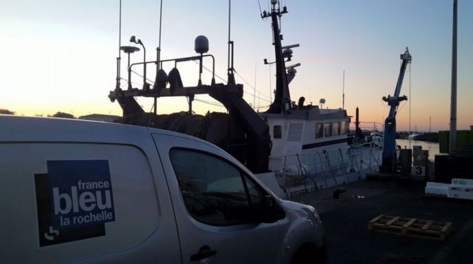 De bon matin, en direct du Port de la Cotinière sur l'Île d'Oléron © France Bleu la Rochelle De bon matin, en direct du Port de la Cotinière sur l'Île d'Oléron © France Bleu la Rochelle