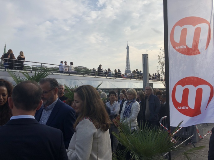 Brigitte Macron au concert privé M Radio à Paris Brigitte Macron au concert privé M Radio à Paris