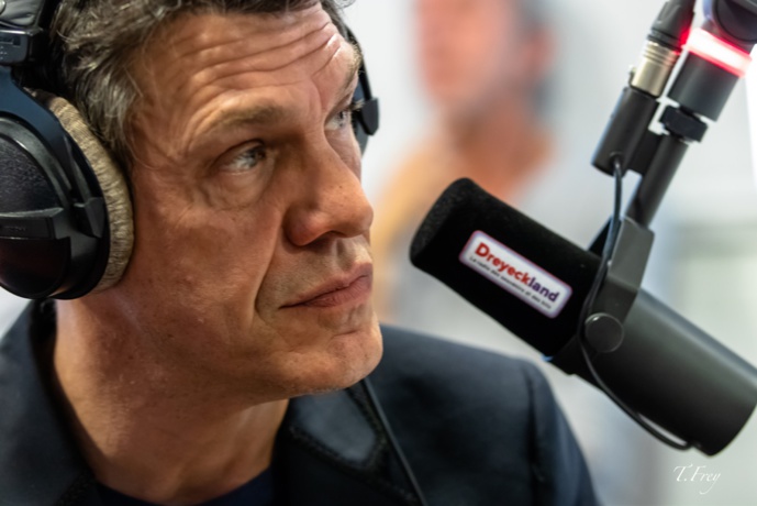 Marc Lavoine dans les studios de Radio Dreyeckland Marc Lavoine dans les studios de Radio Dreyeckland