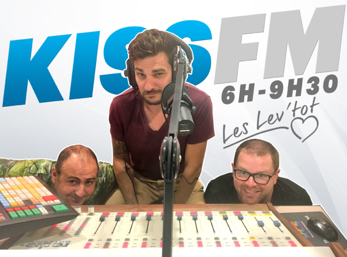 La matinale Les Lèv'tôt restera en place pendant l'été sur Kiss FM. La matinale Les Lèv'tôt restera en place pendant l'été sur Kiss FM.