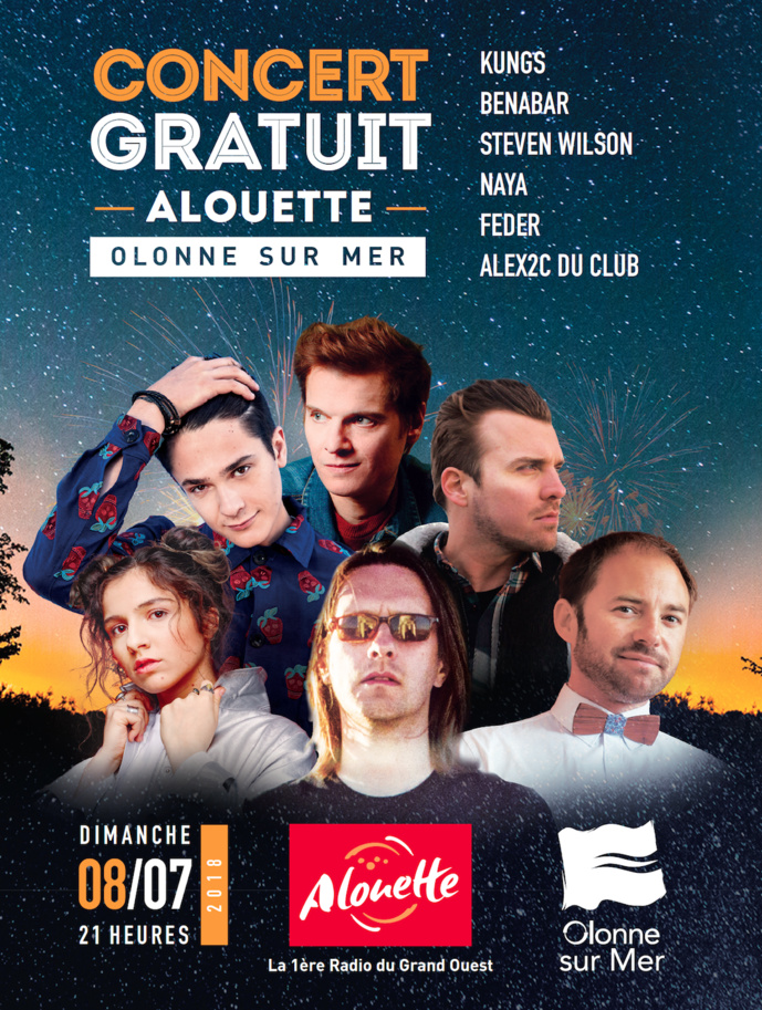 Grande affiche pour un grand concert avec Alouette Grande affiche pour un grand concert avec Alouette