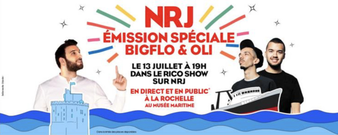 NRJ reçoit BigFlo et Oli à La Rochelle