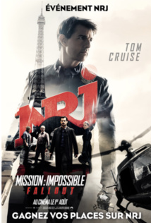 NRJ partenaire du film "Mission : impossible Fallout" NRJ partenaire du film "Mission : impossible Fallout"