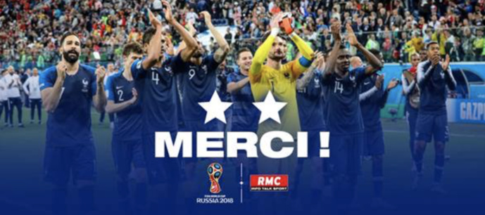 RMC célèbre la victoire des Bleus avec 29 heures d’antenne non-stop RMC célèbre la victoire des Bleus avec 29 heures d’antenne non-stop