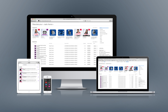 60 millions de podcasts fabriqués par Radio France sont téléchargés chaque mois. 60 millions de podcasts fabriqués par Radio France sont téléchargés chaque mois.