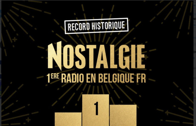 Nostalgie détrône Radio Contact en Belgique Francophone