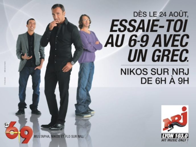Campagne pour son émiission sur NRJ en 2009. Campagne pour son émiission sur NRJ en 2009.