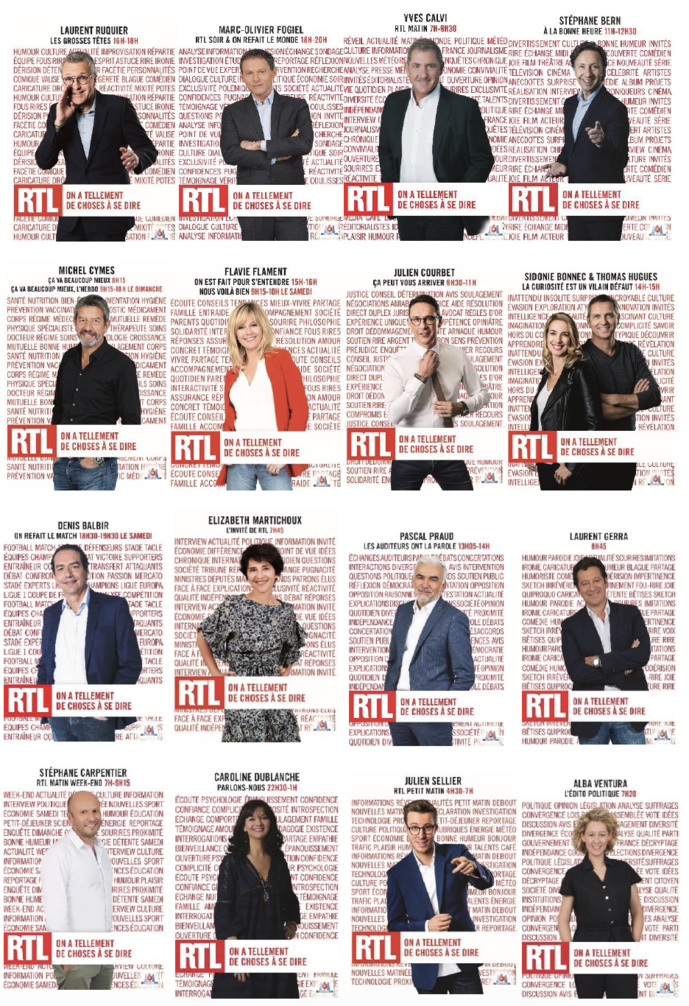 Nouvelle signature pour RTL : "On a tellement de choses à se dire" Nouvelle signature pour RTL : "On a tellement de choses à se dire"