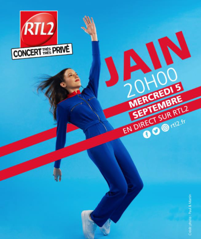 Nouveau "Concert Très Très Privé" avec RTL2 Nouveau "Concert Très Très Privé" avec RTL2