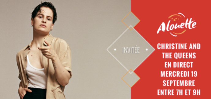 Alouette accueille Christine and the Queens Alouette accueille Christine and the Queens