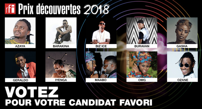 Dix finalistes au prix Découvertes 2018 de RFI Dix finalistes au prix Découvertes 2018 de RFI