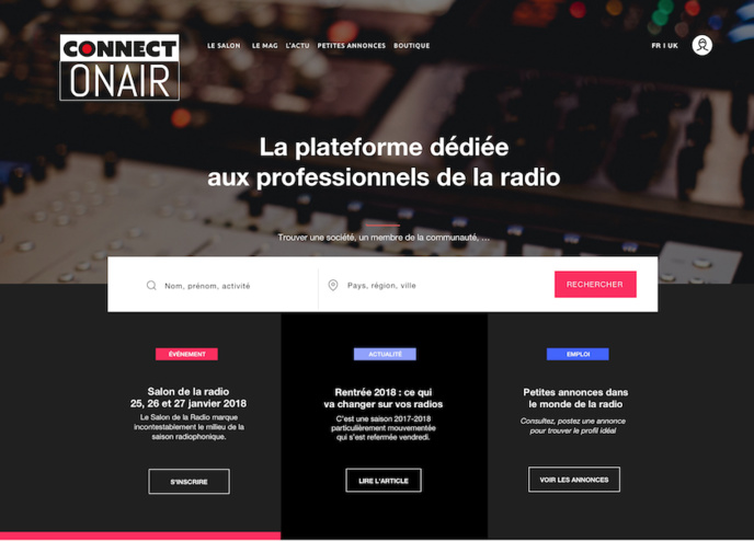 Vous découvrirez bientôt la plateforme. Sortie avant le Salon de la Radio 2019 Vous découvrirez bientôt la plateforme. Sortie avant le Salon de la Radio 2019