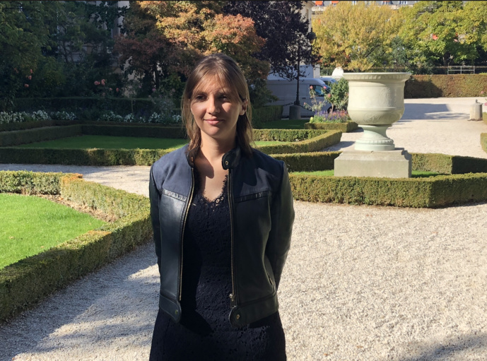 Le député LREM Aurore Bergé a présent son rapport ce jeudi à l'Assemblée Nationale / Photo François Quairel