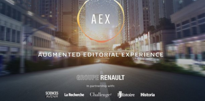 Renault s'est associé au Groupe Challenges pour présenter ce prototype au Mondial de l'Auto.