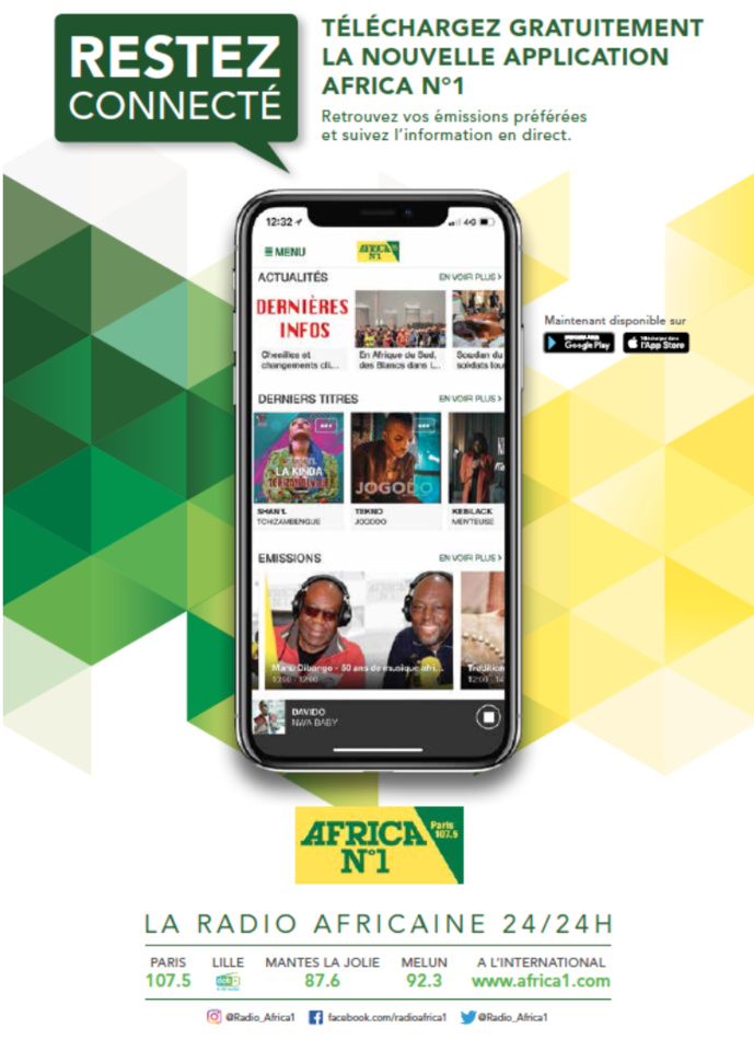 Africa N°1 dévoile sa nouvelle application Africa N°1 dévoile sa nouvelle application