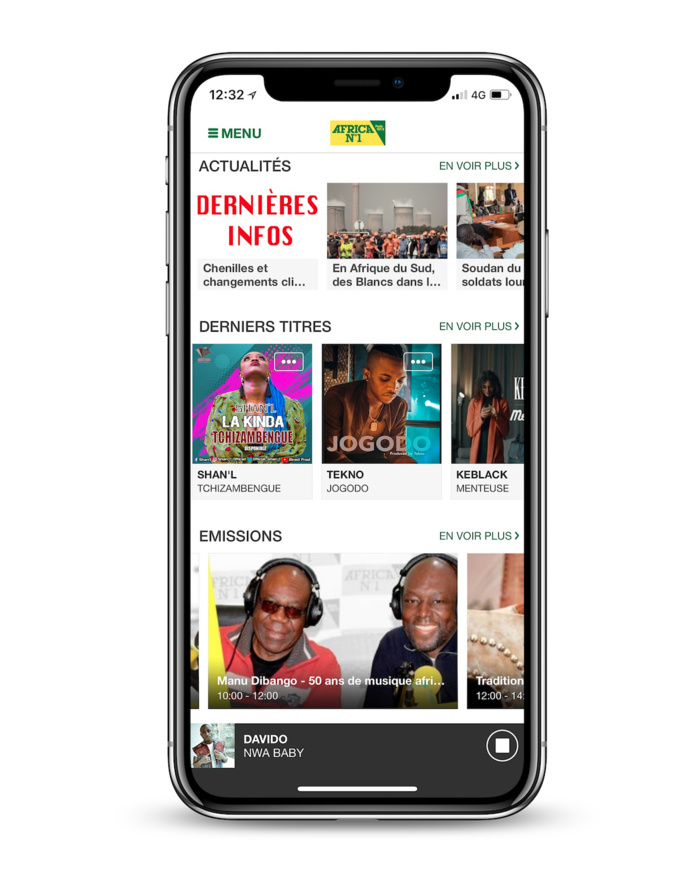 Africa N°1 dévoile sa nouvelle application Africa N°1 dévoile sa nouvelle application