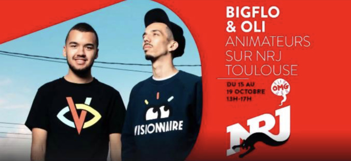 BigFlo & Oli, animateurs sur NRJ Toulouse durant une semaine BigFlo & Oli, animateurs sur NRJ Toulouse durant une semaine