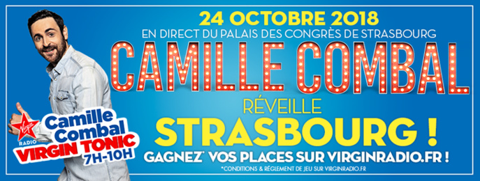 Camille Combal va réveiller Strasbourg sur Virgin Radio. Camille Combal va réveiller Strasbourg sur Virgin Radio.