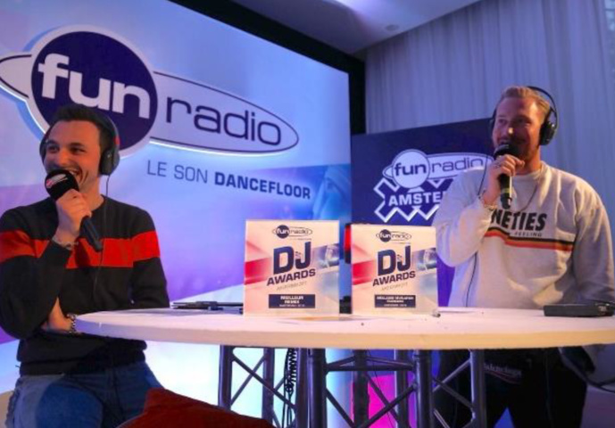 JB et Hugel, le grand gagnant de l’édition 2018 des Fun radio DJ Awards qui repart avec deux prix JB et Hugel, le grand gagnant de l’édition 2018 des Fun radio DJ Awards qui repart avec deux prix