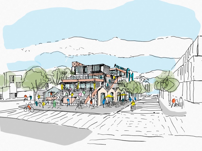 Le futur Cluster à Montpellier © Studio EgretWest (Londres) - MATCH (Montpellier) Le futur Cluster à Montpellier © Studio EgretWest (Londres) - MATCH (Montpellier)