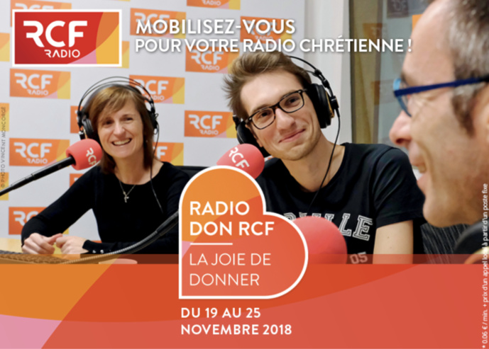 RCF organise son 10e Radio Don du 19 au 25 novembre RCF organise son 10e Radio Don du 19 au 25 novembre