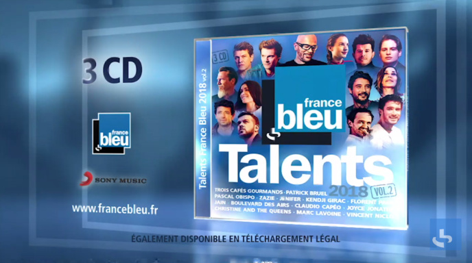 Parution de la compilation "Talents France Bleu 2018" Parution de la compilation "Talents France Bleu 2018"