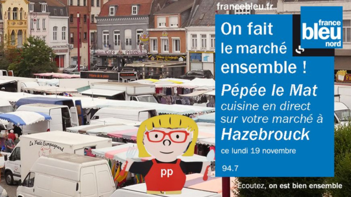 France Bleu Nord s'installe au Marché d'Hazebrouck France Bleu Nord s'installe au Marché d'Hazebrouck