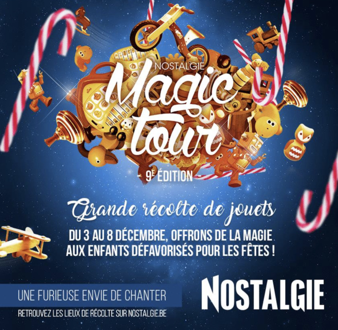 Une collecte de jouets par Nostalgie Belgique Une collecte de jouets par Nostalgie Belgique