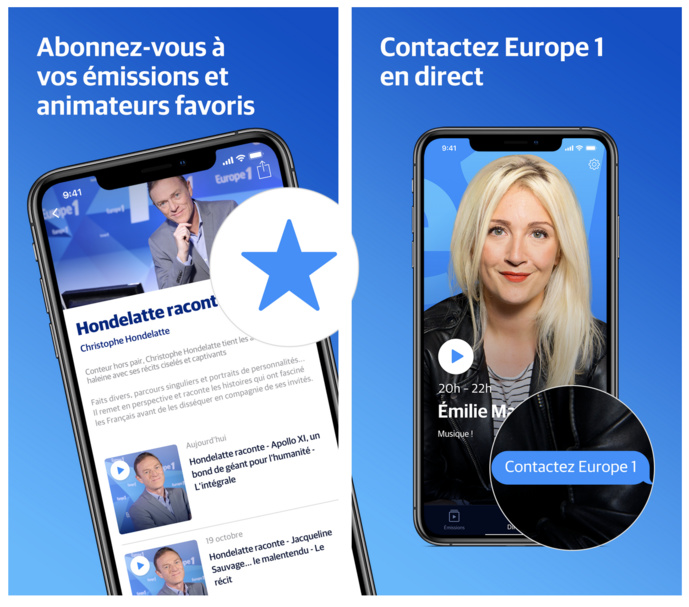 Europe 1 lance sa nouvelle application Europe 1 lance sa nouvelle application