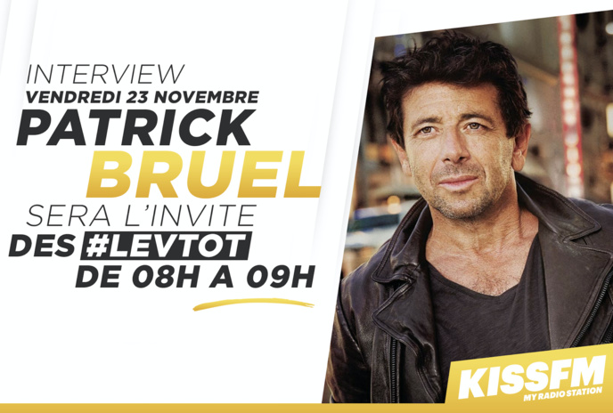 Patrick Bruel dans les studios de Kiss FM Patrick Bruel dans les studios de Kiss FM