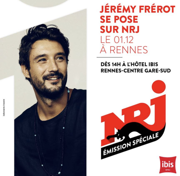 Jérémy Frérot à Rennes avec NRJ