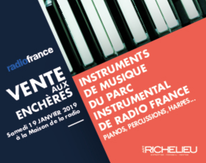 Radio France : vente aux enchères d'instruments de musique