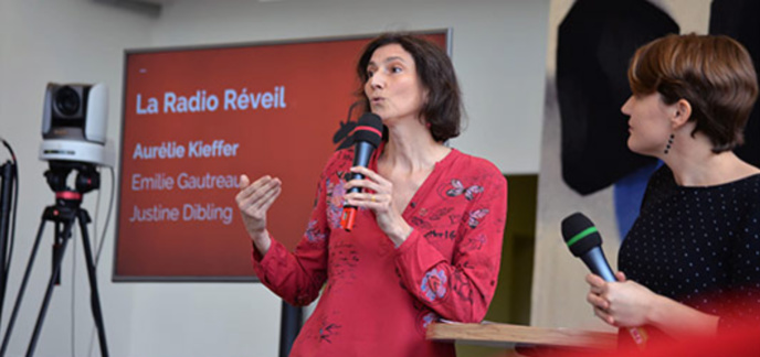 L’équipe gagnante de Radio France : "La radio réveil" L’équipe gagnante de Radio France : "La radio réveil"