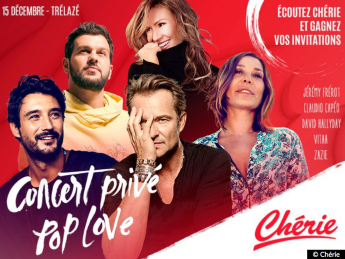 Chérie : un concert privé "Pop Love" à Trélazé Chérie : un concert privé "Pop Love" à Trélazé