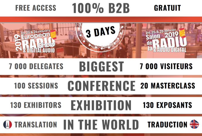 Salon Radio : téléchargez déjà votre badge d'accès gratuit Salon Radio : téléchargez déjà votre badge d'accès gratuit