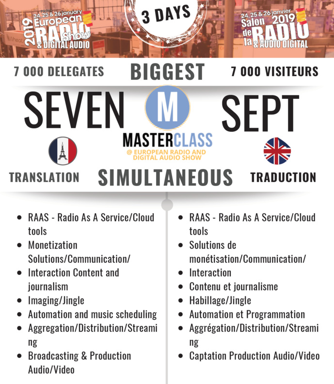 Salon Radio : téléchargez déjà votre badge d'accès gratuit Salon Radio : téléchargez déjà votre badge d'accès gratuit