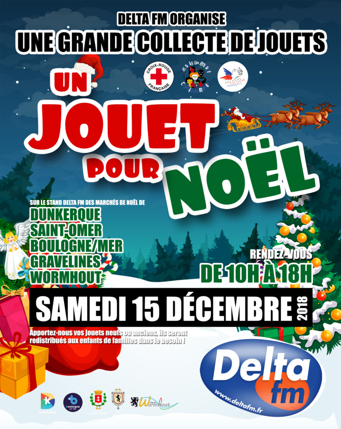 Delta FM lance la collecte "Un jouet pour Noël" Delta FM lance la collecte "Un jouet pour Noël"