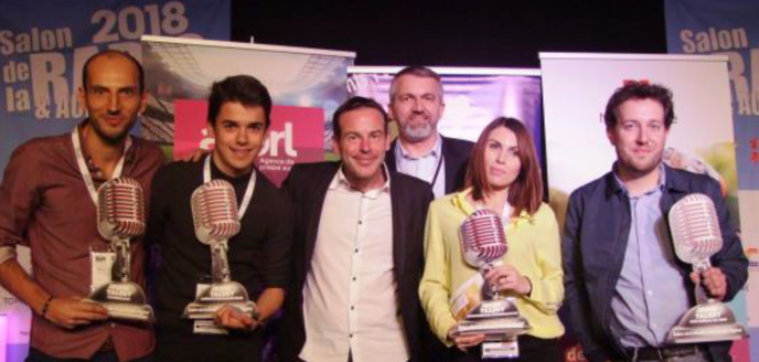 Les lauréats de l'édition 2018 au Salon de la Radio et de l'Audio Digital Les lauréats de l'édition 2018 au Salon de la Radio et de l'Audio Digital
