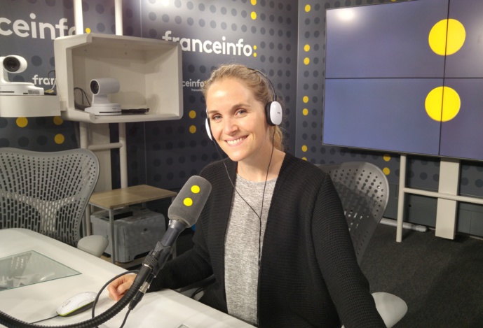 Depuis trois ans, Francine Baudelot est la voix d’antenne de franceinfo. © Jean-Luc Grzeskowiak Depuis trois ans, Francine Baudelot est la voix d’antenne de franceinfo. © Jean-Luc Grzeskowiak