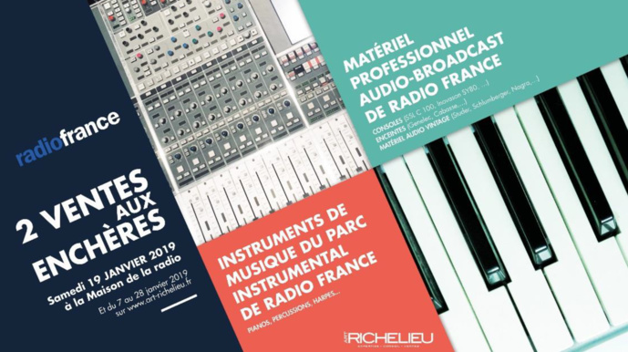 Nouvelles ventes aux enchères à Radio France Nouvelles ventes aux enchères à Radio France