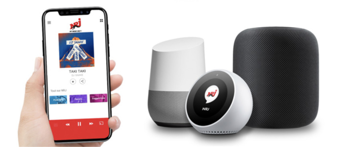 NRJ en pole position sur les enceintes connectées