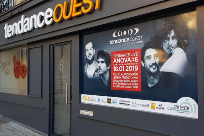 Les studios de Tendance Ouest, place du Palais à Alençon (Orne) © Xavier Bouju Les studios de Tendance Ouest, place du Palais à Alençon (Orne) © Xavier Bouju