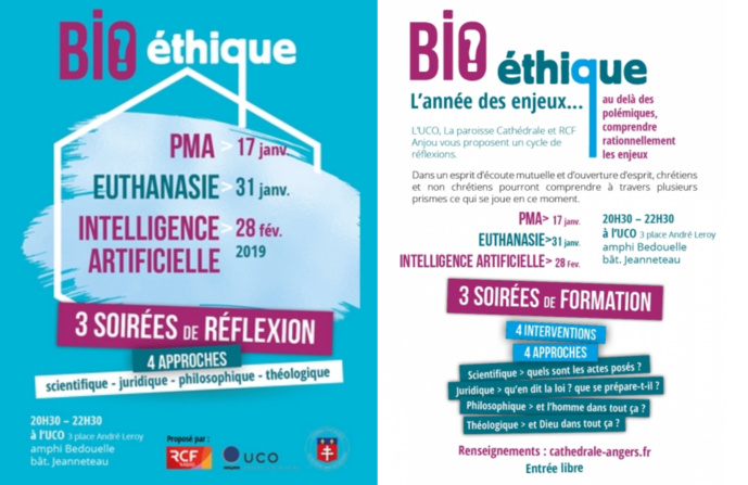 Bioéthique : RCF Anjou organise 3 conférences Bioéthique : RCF Anjou organise 3 conférences