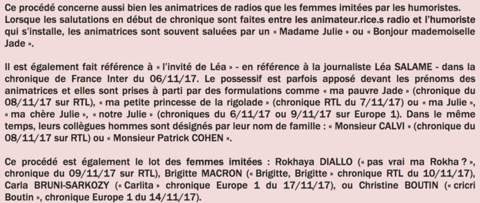 Le sexisme dans les matinales à la radio Le sexisme dans les matinales à la radio