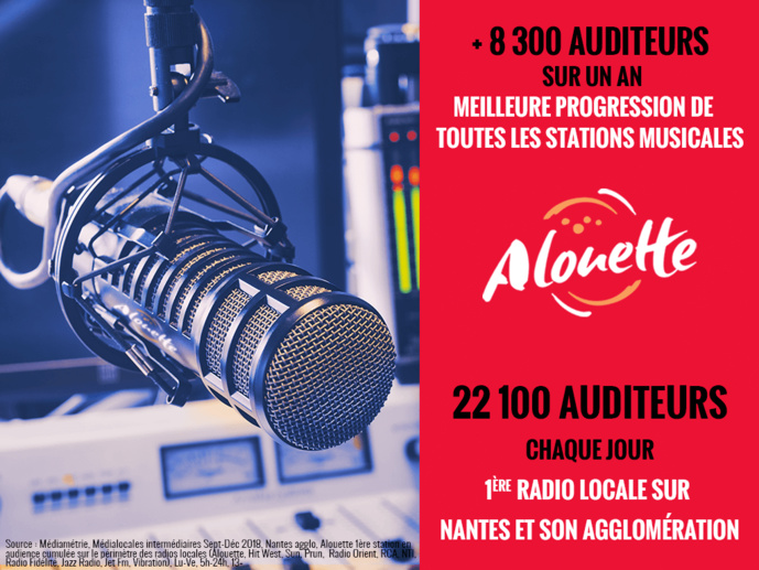 Alouette gagne des auditeurs à Nantes