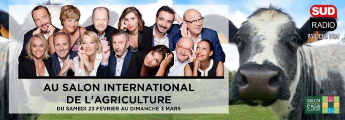 L'équipe de Sud Radio arrive au Salon de l'Agriculture L'équipe de Sud Radio arrive au Salon de l'Agriculture