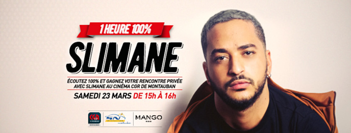 La radio 100% reçoit le chanteur Slimane La radio 100% reçoit le chanteur Slimane