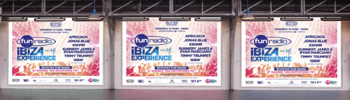 Une campagne pour la Fun Radio Ibiza Experience Une campagne pour la Fun Radio Ibiza Experience