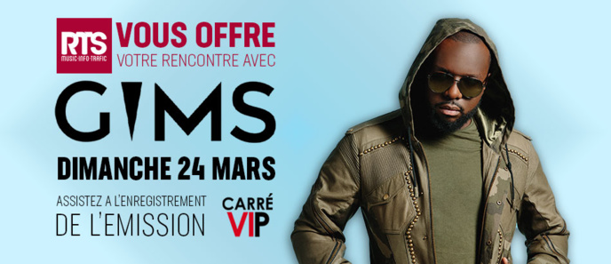 Le chanteur Gims invité de la radio RTS Le chanteur Gims invité de la radio RTS